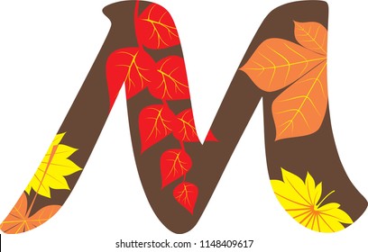 M Colorful Flower Letter Images, Stock Photos & Vectors | Shutterstock