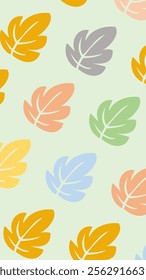 Autumn pattern background. Autumn illustration pattern. Autumn background. Perfect for fabrics, print, textile, wallpaper, and decor. SSTKbackgrounds