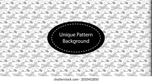 Autumn pattern background. For textile, wrapping paper, packaging. Vector pattern.outline autumn