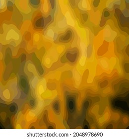 Autumn pattern in a blurred style. Color wave transitions in the autumn palette. Suitable for fall templates, cover designs. Vector.

