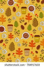 Autumn pattern illustration