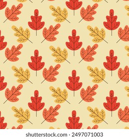 Autumn  pattern. Autumn leaves pattern. 