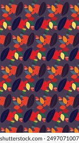Autumn  pattern. Autumn leaves pattern. 