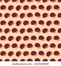 Autumn pattern of little hedgehogs