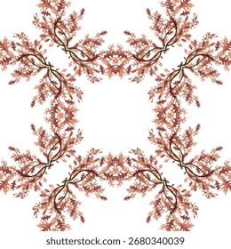 Autumn pattern Seamless decorative print