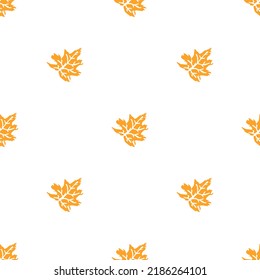 Autumn pattern. Seamless autumn leaves pattern. autumn maple leaves