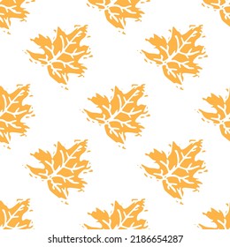 Autumn pattern. Seamless autumn leaves pattern. autumn maple leaves
