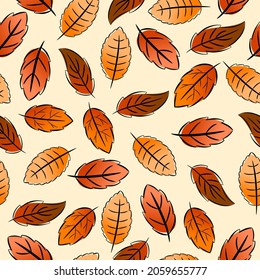 Autumn Pattern seamless. Perfect for wallpaper, gift paper, pattern fills, web page background, autumn greeting cards.