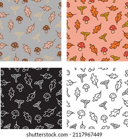 Autumn pattern , vector illustration