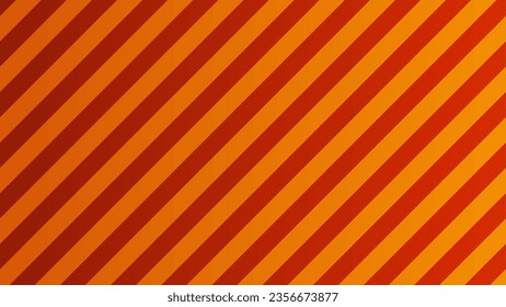 Autumn pattern vector illustration. Diagonal stripe pattern with gradient fall color. Fall season pattern for background, texture, decoration or wrapping. Diagonal stripe line with brown and orange