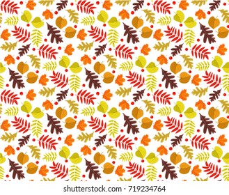 autumn patterns seamless vectors