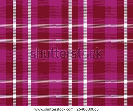 Autumn Plaid Check Seamless Pattern - Cute plaid check repeating pattern design