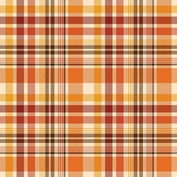 Autumn Plaid Seamless Pattern - Colorful Repeating Pattern Design
