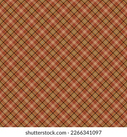 Autumn Plaid Seamless Pattern - Colorful repeating pattern design