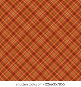 Autumn Plaid Seamless Pattern - Colorful repeating pattern design