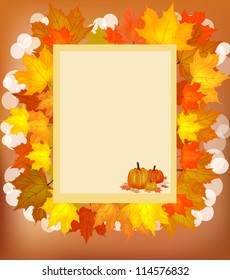 Autumn , postcard .