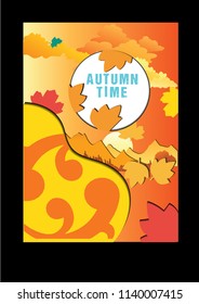 autumn poster background