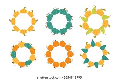 Carteles de otoño con hojas de otoño