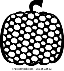 Calabaza de otoño. Vector de ilustración de calabaza de otoño