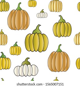 autumn pumpkin metal gradient pattern