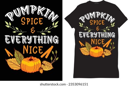 Autumn pumpkin t shirt designs