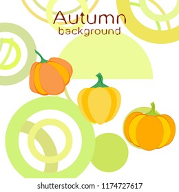 autumn pumpkin autumn vector background