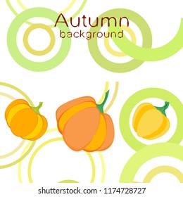 autumn pumpkin autumn vector background