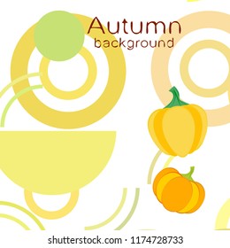 autumn pumpkin autumn vector background