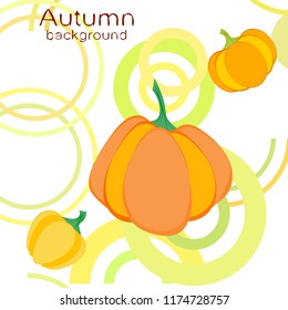 autumn pumpkin autumn vector background