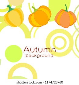 autumn pumpkin autumn vector background