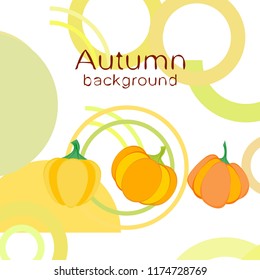 autumn pumpkin autumn vector background