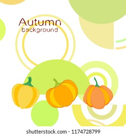 autumn pumpkin autumn vector background