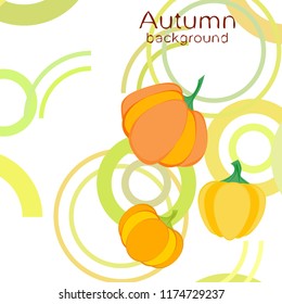 autumn pumpkin autumn vector background