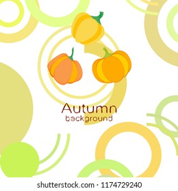 autumn pumpkin autumn vector background