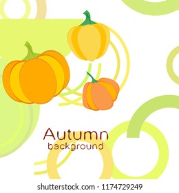 autumn pumpkin autumn vector background
