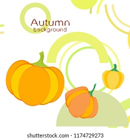 autumn pumpkin autumn vector background