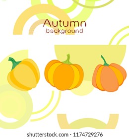 autumn pumpkin autumn vector background