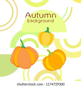autumn pumpkin autumn vector background