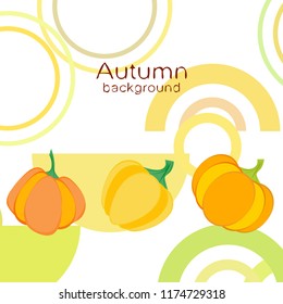 autumn pumpkin autumn vector background