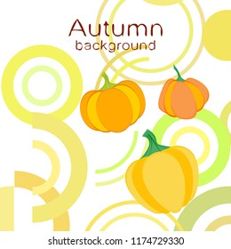 autumn pumpkin autumn vector background