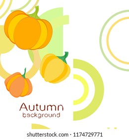autumn pumpkin autumn vector background