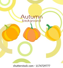 autumn pumpkin autumn vector background