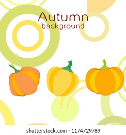 autumn pumpkin autumn vector background