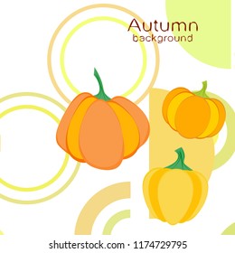 autumn pumpkin autumn vector background