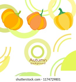 autumn pumpkin autumn vector background