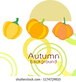 autumn pumpkin autumn vector background