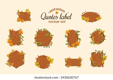 Conjunto de vectores de ilustración de etiqueta