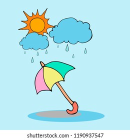 autumn rainy weather