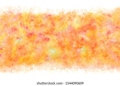 autumn red and colorful abstract on natural watercolor hand paint background, vector illustration