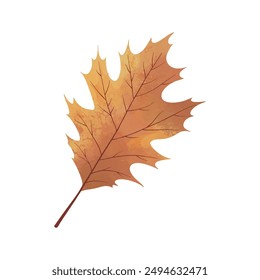 Hojas rojas de otoño ilustración Vector